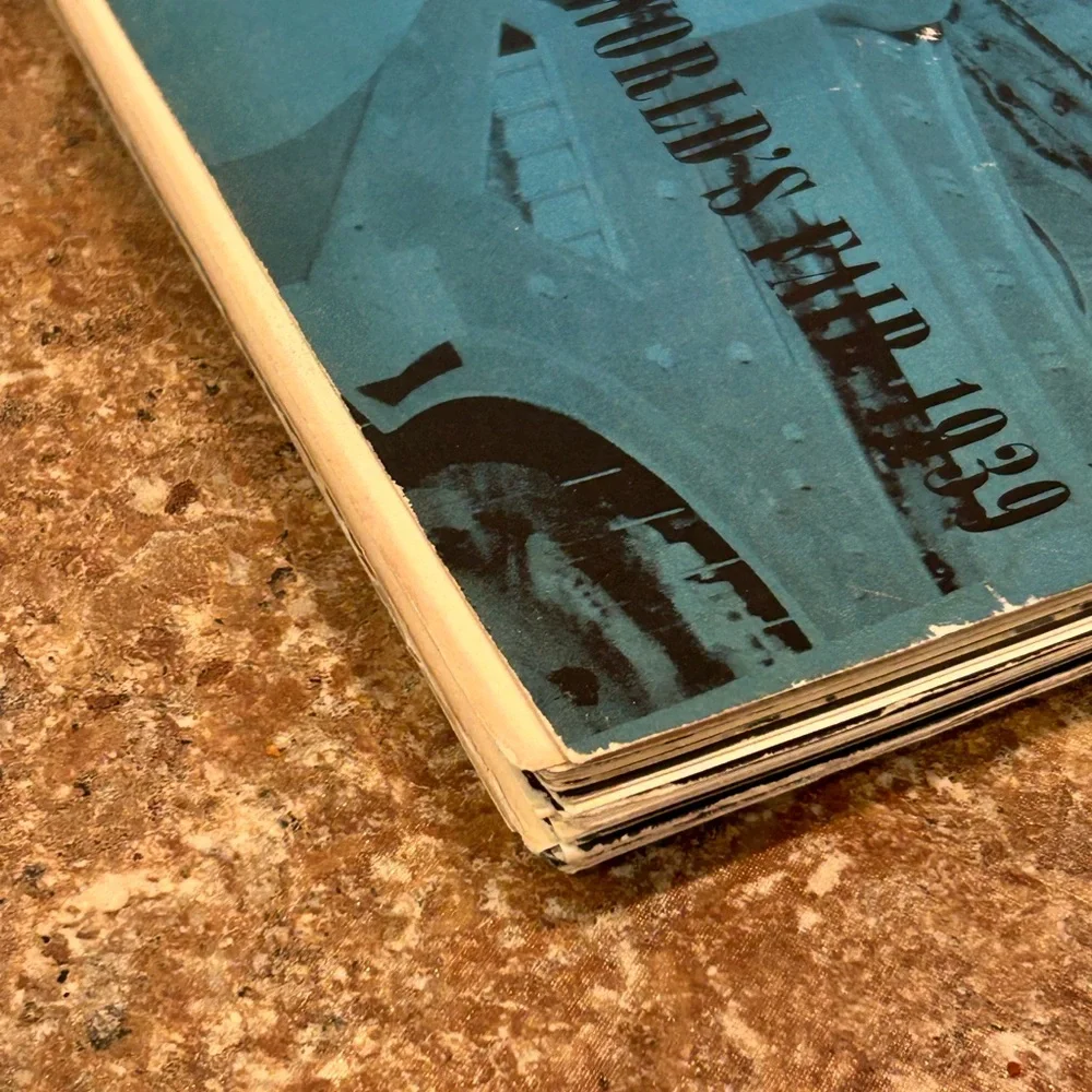 1939 New York World's Fair Official Souvenir Book, Vintage Coffee Table Book